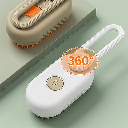 Cat Steam Brush Steamy Dog Brush 3 In 1 Electric Spray Hair Brushes