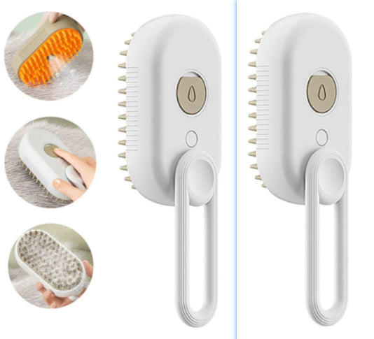 Cat Steam Brush Steamy Dog Brush 3 In 1 Electric Spray Hair Brushes
