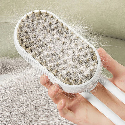 Cat Steam Brush Steamy Dog Brush 3 In 1 Electric Spray Hair Brushes